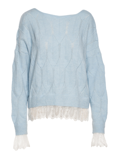 Sweater 2/1 Lace Sleeve