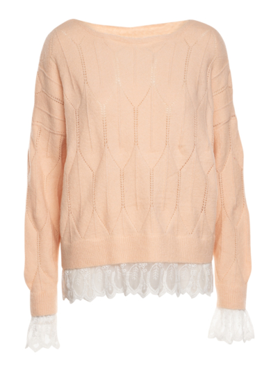 Sweater 2/1 Lace Sleeve