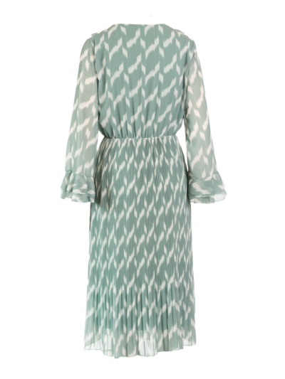 Robe mi-longue avec cantonnière