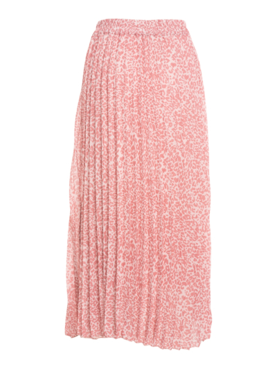 Maxi pleated skirt with Print