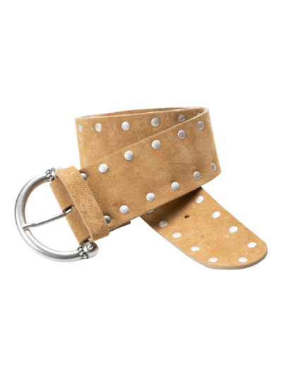 Belt Suede With Studs