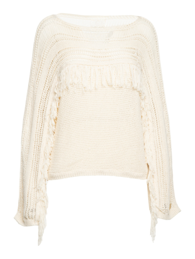 Sweater With Fringes