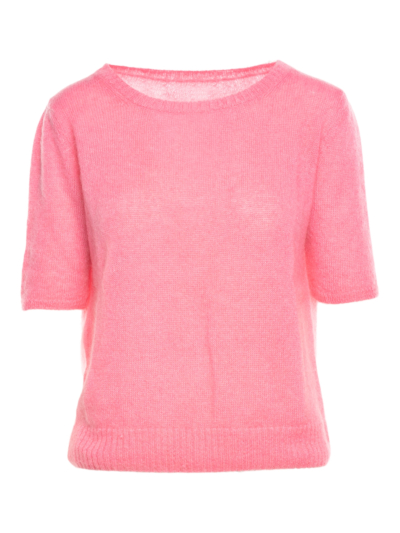 Sweater with short sleeves