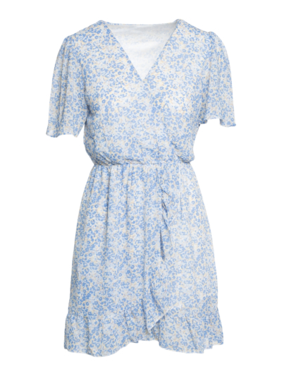Wrap Dress With Bow Ribbon