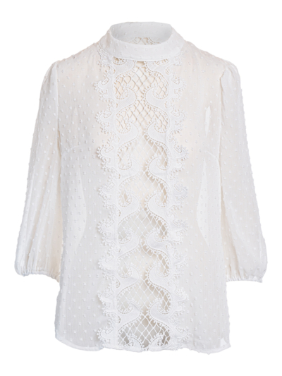 Plumetti Blouse With Embroidery