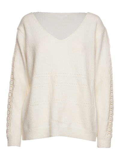 Pull Perfo Broderie