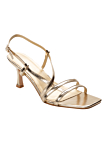 Gold Sandal With Straps