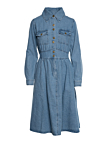 Jeans Dress Mid Buttons